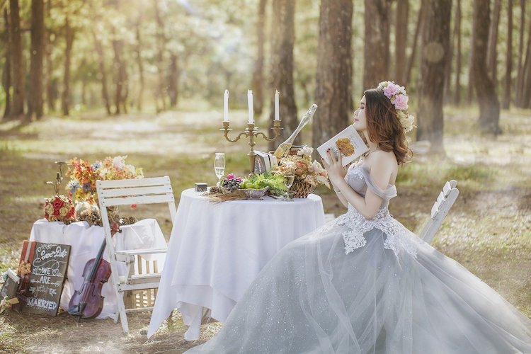 Celebrity Wedding Photos From Out Of A Fairytale